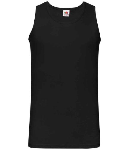 Fruit Loom Athletic Vest - Black - 3XL
